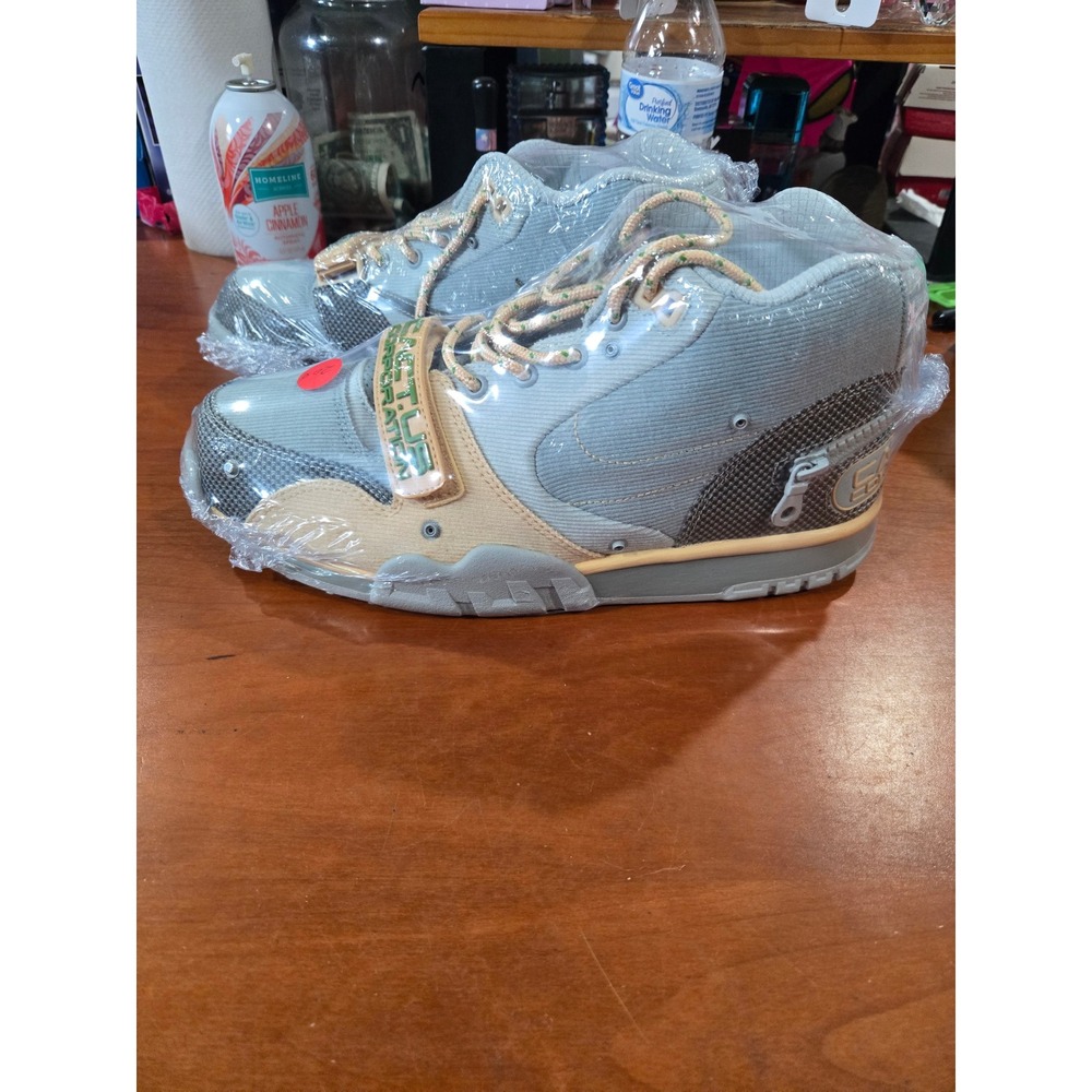 Nike Air Trainer 1 Travis Scott Grey Haze Cactus Jack DR7515-001 Mens Size 9